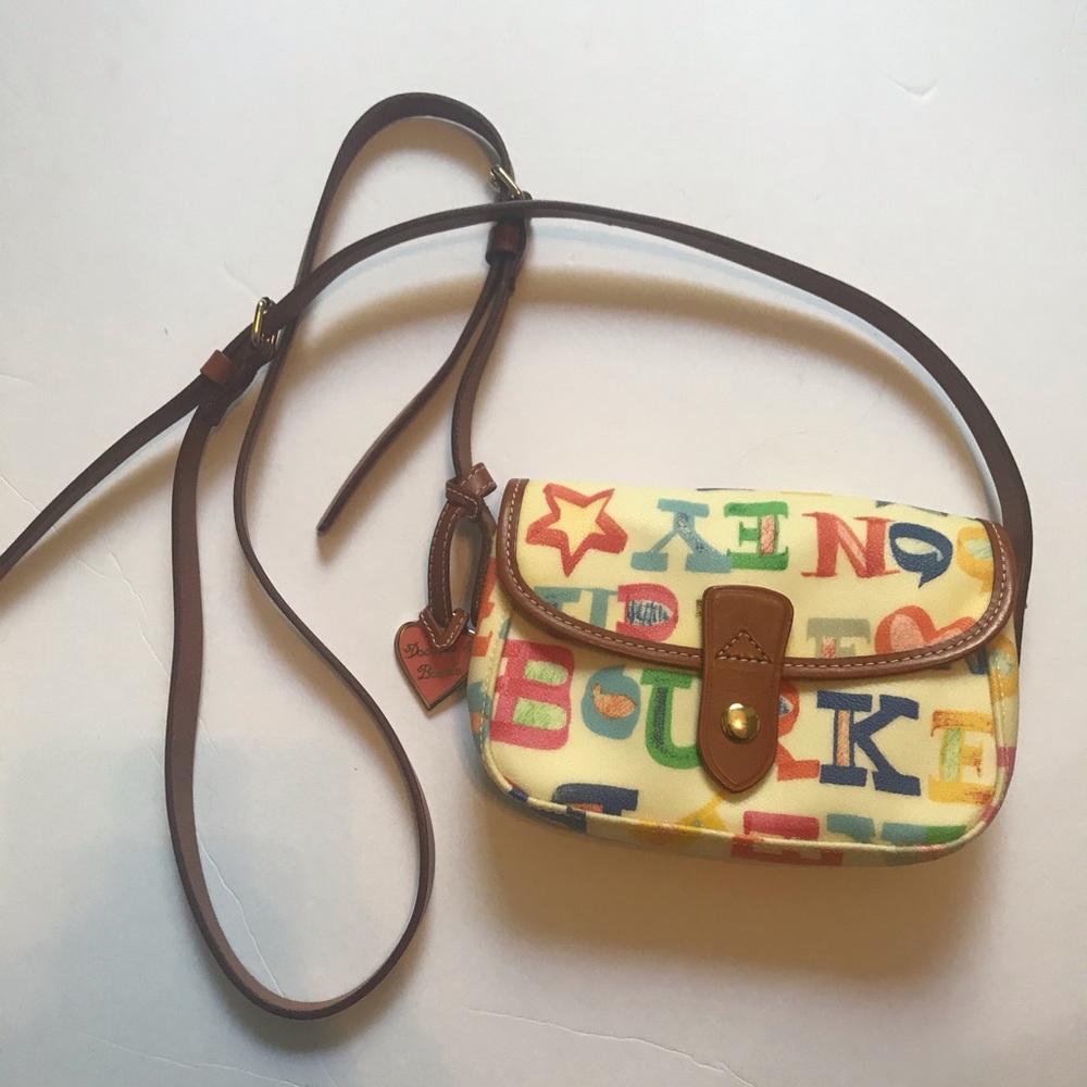 Dooney & Bourne Mini Rainbow Letter Purse